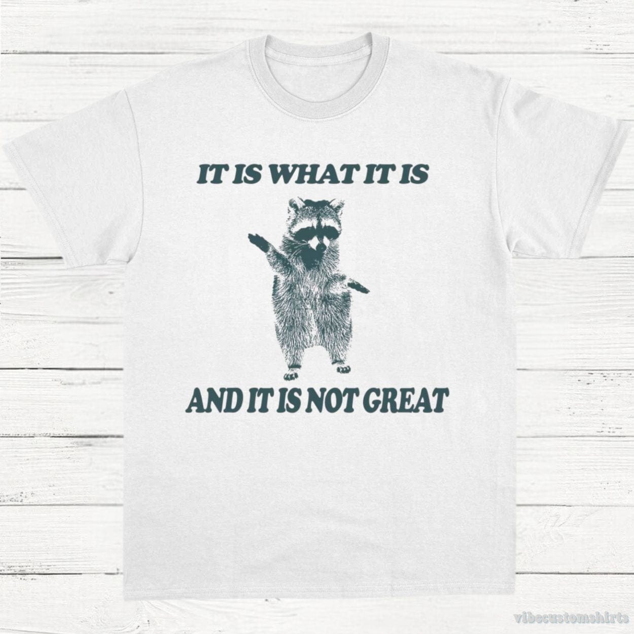 T-Shirt White / S It Is What It Is And It Is Not Great T Shirt