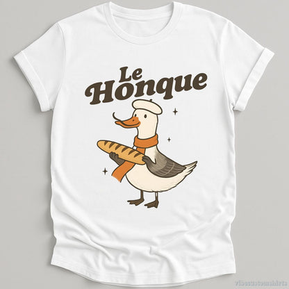 T-Shirt White / S Le Honque Silly French Goose Shirt
