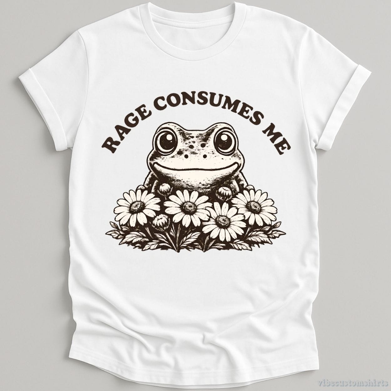 T-Shirt White / S Rage Consumes Me Frog Shirt