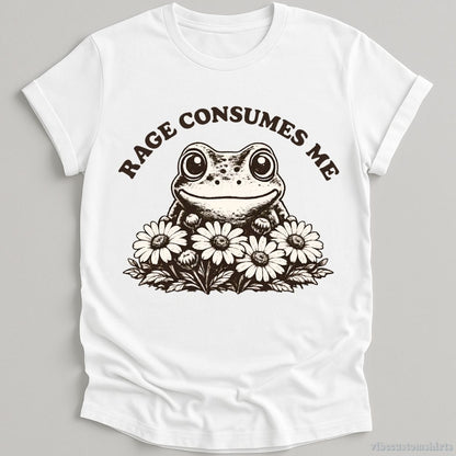 T-Shirt White / S Rage Consumes Me Frog Shirt