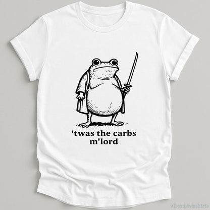 T-Shirt White / S ’T was the Carbs M’Lord Hungry Frog Shirt