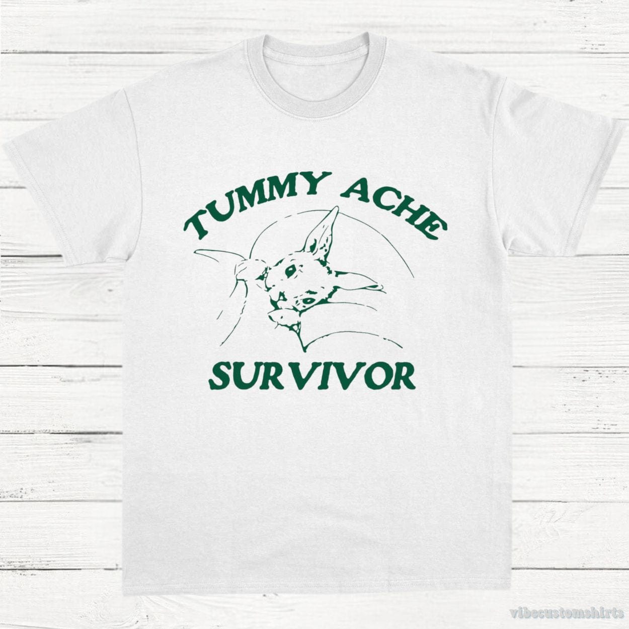 T-Shirt White / S Tummy Ache Survivor Shirt