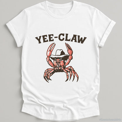 T-Shirt White / S Yee Claw Cowboy Crab Shirt